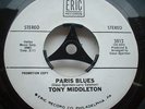 TONY MIDDLETON PARIS BLUES ERIC PROMO COPY EX+ CONDITION