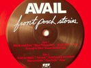 Avail - Front Porch Stories - 2002 Fat Wreck Chords - RED VINYL - No Reserve