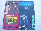 4 X THE DOORS LP'S: SELF TITLED, SOFT PARADE, L.A. WOMAN, ALIVE,SHE CRIED-VG+/NM