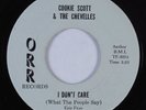 Northern Soul 45 COOKIE SCOTT & CHEVELLES I Don't Care ORR VG+/VG++ HEAR