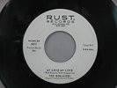 DOO WOOP THE BON-AIRES 45RPM RECORD - RUST 5077 - PROMO, MY LOVE MY LOVE , BYE B