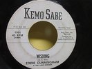 PSYCH TEXAS GARAGE ROCK EDDIE CUNNINGHAM & the LONE RANGERS KEMO SABE 45 RECORD