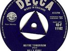 BILLY FURY - MAYBE TOMORROW - ORIGINAL 1959 UK DECCA TR-CENTRE SINGLE - NICE EX