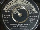 THE PLATTERMEN - MESSAGE TO THE PEOPLE / AFRICAN WHA-WAH 7