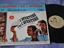 JOHNNY HALLYDAY Francis Lai - L'Aventure LP PROMO BRAZIL ONLY OST on EX