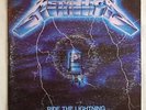 METALLICA ride the lightning GUATEMALA LP VG 1989 vertigo