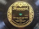 78 RPM  WALTER BARNES ROYAL CREOLIANS BRUNSWICK 4187 E HOW LONG BLUES -RARE JAZZ