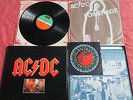 ACDC BOX COFFRET 3 X LP 33T VINYLE + 45T HIGH VOLTAGE + POWERAGE + DIRT CHEAP