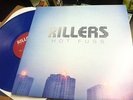 THE KILLERS hot fuss LP 04' LTD ED BLUE w EMBOSSED COVER RARE INDIE strokes mgmt