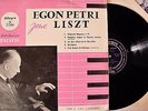 EGON PETRI JOUE LISZT RARE ALLEGRO ELITE LDA F 133 COVER IS VG+, RECORD VG(+)