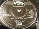 Nancy Wilson End Of Our Love Capitol Vinyl Northern Soul Record