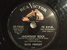 Elvis Presley 78RPM Treat Me Nice, Jailhouse Rock RCA His Masters Voice 20-7035
