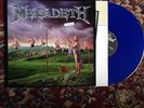 MEGADETH - YOUTHANASIA - RARE BLUE WAX THRASH HEAVY METAL LP