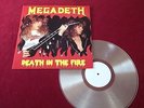 MEGADETH - DEATH IN THE FIRE - RARE SPANISH  LP LIVE HOLLAND 1988 CLEAR WAX MINT