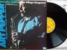 ART PEPPER / SATURDAY NIGHT AT VILLAGE VANGUARD / EX 1979 1st ED CONTEMPORARY LP