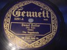 THE VAGABONDS  nice nm-, pre-war 78 on GENNETT 5291