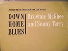 Prestige Bluesville 1002, DOWN HOME BLUES, Sonny Terry & Brownie McGhee, orig DG