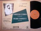 CHRISTIAN FERRAS PIERRE BARBIZET G. FAURE C. DEBUSSY Rare LP DECCA FAT 133138