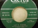 ROCKABILLY JOHNNY WATSON LET'S ROCK/I'M NOT CRAZY 1959 CACTUS 118 KILLER 2-SIDER