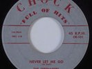 Doo Wop 45 SERENADERS Never Let Me Go CHOCK HEAR