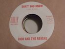 RICO AND THE RAVENS Don't You Know RALLY EX SOUL GARAGE 45 In My Heart HEAR 1601