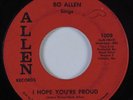 Garage Mod 45 BO ALLEN I Hope You're Proud ALLEN HEAR