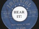 The Spiders DOO WOP 45 (Imperial 5280) Tears Began To Flow/ I'll Stop Crying