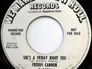 FREDDY CANNON 45 She's A Friday Night Fox / Sea Cruise PROMO Garage ROCK w4005