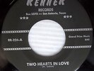 DOUG SAHM Two Hearts In Love / Just Because LLOYD PRICE cover TEXAS R&B 45 e1136