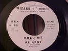 Al Kent - PROMO - Hold Me & Am I The Man - EX/NM VINYL & EX AUDIO - Wizard 1001