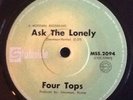 FOUR TOPS - Ask The Lonely. New Zealand Stateside 45'. Motown 1965 Original.