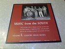 Music From The South - Country Brass Bands - LP Folkways FP 650 Jazz Booklet