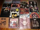 HARD ROCK-METAL-LP LOT-40-AC/DC-KISS-SABBATH-OZZY-SCORPS-PRIEST-RUSH-VAN-HALEN