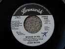  JACKIE WILSON BECAUSE OF YOU PROMO MONO AND STEREO SOUL VG+