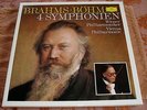 Mint 1976 Box Set 4 Lp Brahms Symphony VPO Bohm DG 2711 017 Germany 2740 154