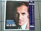 CHARLES AZNAVOUR LP FACE AU PUBLIC MADE IN JAPAN
