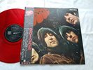 BEATLES RUBBER SOUL JAPAN ORIGINAL 1982 UK CUTTING LIMITED MONO RED VINYL W/OBI
