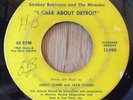 SMOKEY ROBINSON & THE MIRACLES motown northern soul 45 I Care About Detroit