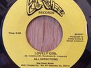 ALL DIRECTIONS modern soul boogie 45 Lovely Girl / Boom   Big Cheez