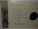 33CX 1113 Bach Violin Concerto Joseph Szigeti Prades Festival Orch Pablo Casals