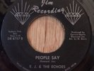 EJ & THE ECHOES northern soul 45 Put A Smile On Your Face   Diamond Jim