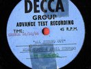NINO TEMPO & APRIL STEVENS All Strung Out - DECCA Advance Test Recording ACETATE