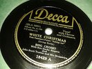 BING CROSBY :  WHITE CHRISTMAS  /  LET'S START THE NEW YEAR RIGHT.  US 78rpm