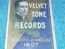 RARE 1907 MARCONI VELVET TONE 78 rpm RECORD DISC CATALOG 