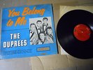 DUPREES-RARE ORIGINAL LP ON COED-DOO WOP-ROCK MONO-YOU BELONG TO ME