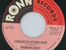 Northern Soul - Barbara West - Congratulations Baby  - Listen