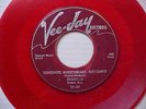 RARE 1953 THE SPANIELS RED VINYL..GOOD NIGHT SWEETHEART, GOODNITE..VEE JAY 107