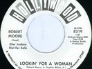 ROBERT MOORE Lookin For A Woman FUNK X-OVER SOUL 45 PROMO WLP on HOLLYWOOD M-