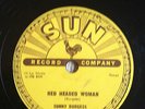 SONNY BURGESS SUN 247 'RED HEADED WOMAN' / 'WE WANNA BOOGIE' ORIGINAL  78 RPM