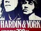 HARDIN & YORK - 1970 - Konzertplakat - Tourposter - Concert